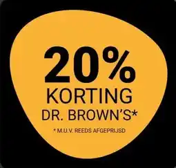 Van Asten BabySuperstore DR. BROWN'S aanbieding