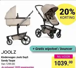 Van Asten BabySuperstore Kinderwagen Joolz Day5 Sandy Taupe aanbieding