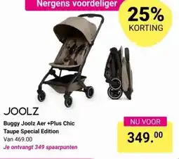 Van Asten BabySuperstore Buggy Joolz Aer +Plus Chic Taupe Special Edition aanbieding