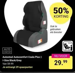 Van Asten BabySuperstore Autostoel Autocomfort Coala Plus || I-Size Black/Grey aanbieding