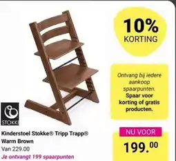 Van Asten BabySuperstore Kinderstoel Stokke Tripp Trapp Warm Brown aanbieding