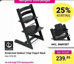 Van Asten BabySuperstore Kinderstoel Stokke Tripp Trapp Black aanbieding