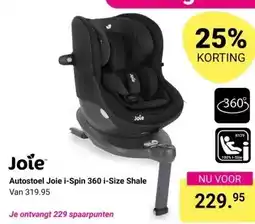 Van Asten BabySuperstore Autostoel Joie i-Spin 360 i-Size Shale aanbieding