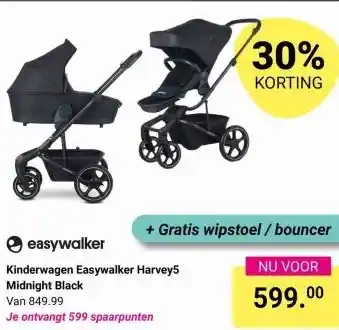Van Asten BabySuperstore Kinderwagen Easywalker Harvey5 Midnight Black aanbieding