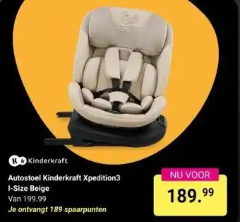 Van Asten BabySuperstore Autostoel Kinderkraft Xpedition3 I-Size Beige aanbieding