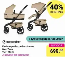 Van Asten BabySuperstore Kinderwagen Easywalker Jimmey Sand Taupe aanbieding
