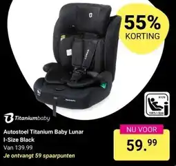 Van Asten BabySuperstore Autostoel Titanium Baby Lunar I-Size Black aanbieding