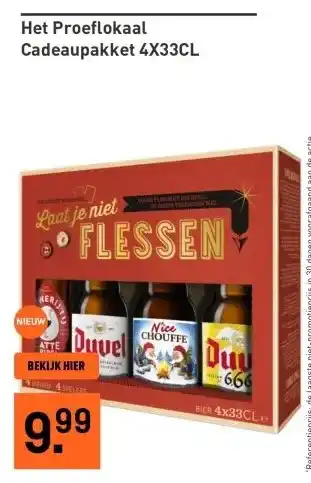 Gall & Gall Het Proeflokaal Cadeaupakket 4X33CL aanbieding