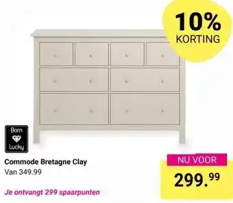 Van Asten BabySuperstore Commode Bretagne Clay aanbieding