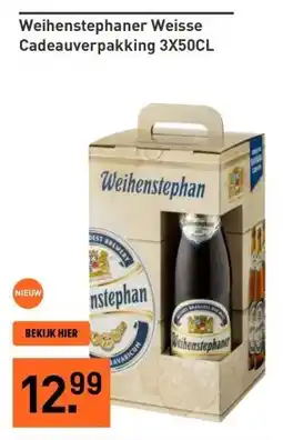 Gall & Gall Weihenstephaner Weisse Cadeauverpakking 3X50CL aanbieding