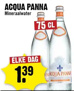 Dirck 3 Acqua panna mineraalwater aanbieding
