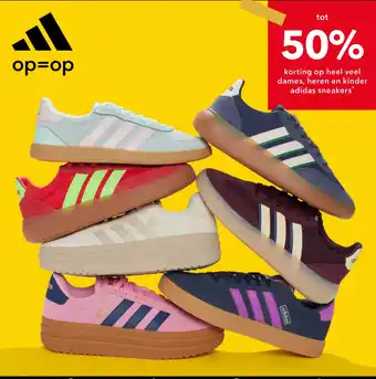 Scapino Dames, heren en kinder adidas sneakers aanbieding