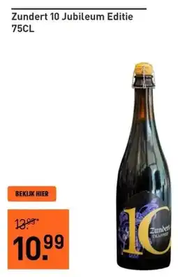 Gall & Gall Zundert 10 Jubileum Editie 75CL aanbieding