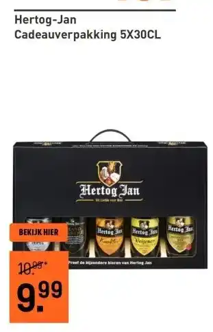 Gall & Gall Hertog-Jan Cadeauverpakking 5X30CL aanbieding