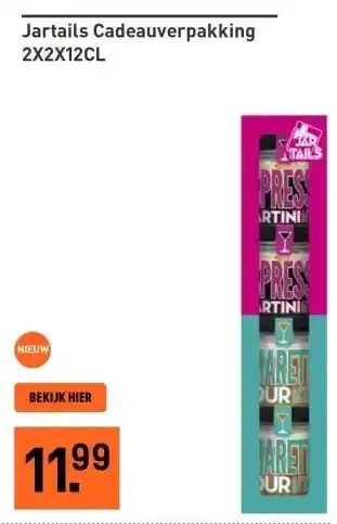 Gall & Gall Jartails Cadeauverpakking 2X2X12CL aanbieding
