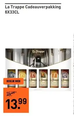 Gall & Gall La Trappe Cadeauverpakking 6X33CL aanbieding