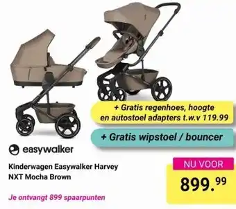 Van Asten BabySuperstore Kinderwagen Easywalker Harvey NXT Mocha Brown aanbieding