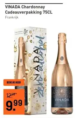 Gall & Gall VINADA Chardonnay Cadeauverpakking 75CL aanbieding