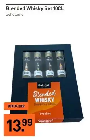 Gall & Gall Blended Whisky Set 10CL aanbieding
