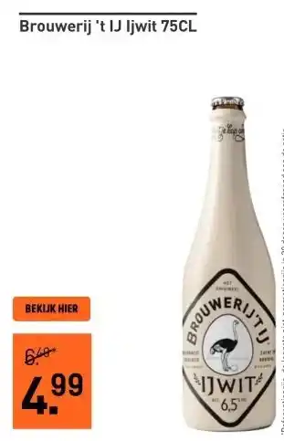 Gall & Gall Brouwerij 't IJ Ijwit 75CL aanbieding