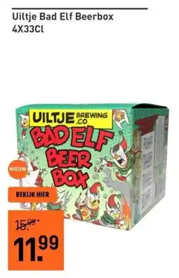 Gall & Gall Uiltje Bad Elf Beerbox 4X33Cl aanbieding