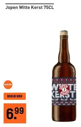 Gall & Gall Jopen Witte Kerst 75CL aanbieding