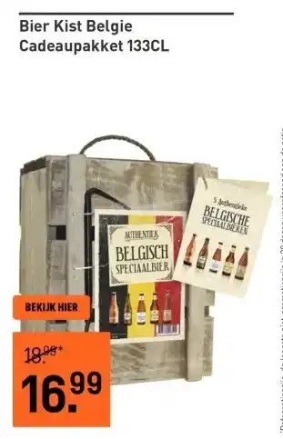 Gall & Gall Bier Kist Belgie Cadeaupakket 133CL aanbieding