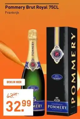 Gall & Gall Pommery Brut Royal 75CL aanbieding