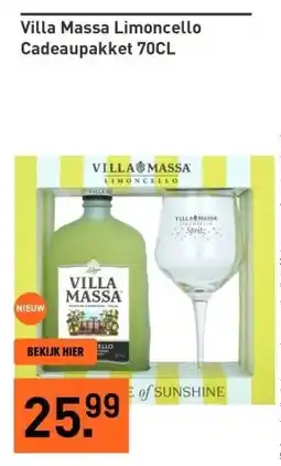 Gall & Gall Villa Massa Limoncello Cadeaupakket 70CL aanbieding