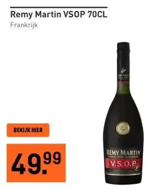 Gall & Gall Remy Martin VSOP 70CL aanbieding