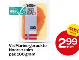 Spar Vis Marine gerookte Noorse zalm aanbieding