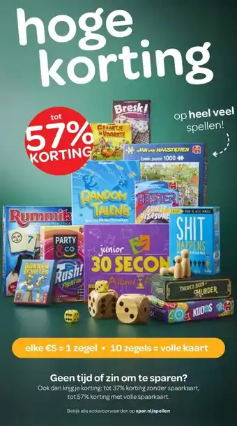 Spar heel veel spellen! aanbieding