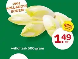 Spar witlof zak 500 gram aanbieding