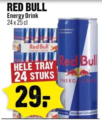 Dirck 3 Red bull energy drink aanbieding