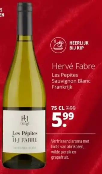 Mitra Hervé Fabre Les Pepites Sauvignon Blanc Frankrijk aanbieding