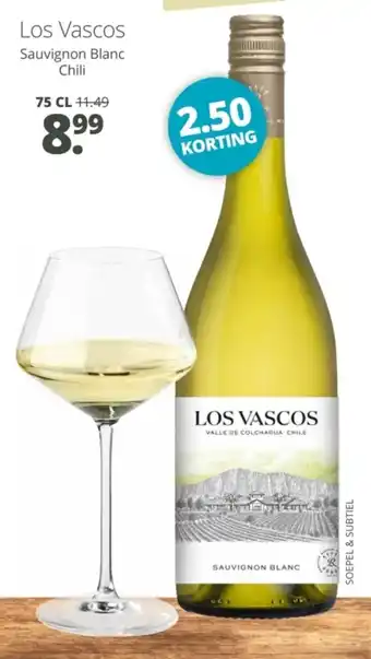 Mitra Los Vascos Sauvignon Blanc Chili aanbieding