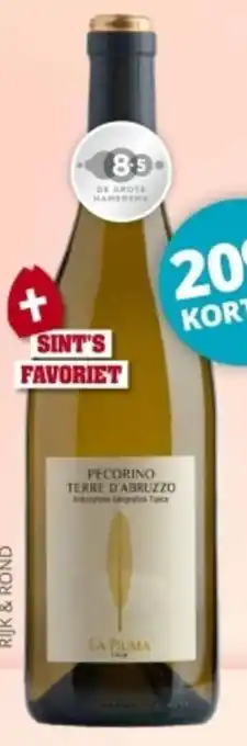 Mitra La Piuma Pecorino Terre di Abruzzo aanbieding