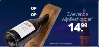 Mitra Zwevende Wijnfleshouder aanbieding