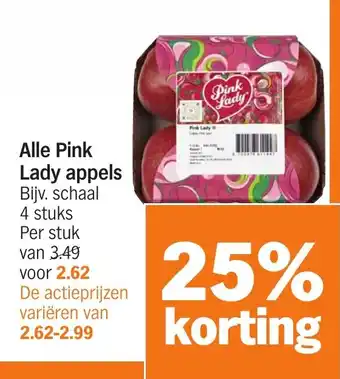 Alle Pink Lady appels