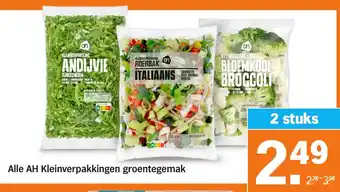 Albert Heijn Alle AH Kleinverpakkingen groentegemak aanbieding