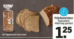 Albert Heijn AH Tijgerbrood bruin heel aanbieding