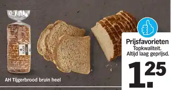 Albert Heijn AH Tijgerbrood bruin heel aanbieding