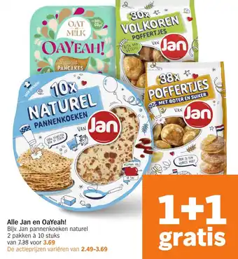 Albert Heijn Alle Jan en OaYeah! aanbieding