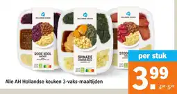 Albert Heijn Alle AH Hollandse keuken 3-vaks-maaltijden aanbieding