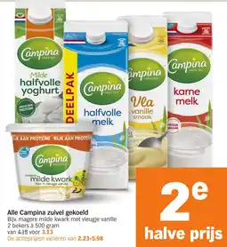 Albert Heijn Alle Campina zuivel gekoeld aanbieding