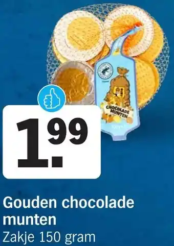 Albert Heijn Gouden chocolade munten aanbieding