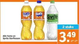 Albert Heijn Alle Fanta en Sprite aanbieding