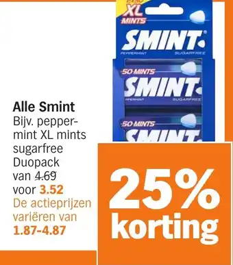 Albert Heijn Alle Smint aanbieding