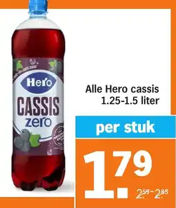 Albert Heijn Alle Hero cassis aanbieding