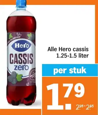 Albert Heijn Alle Hero cassis aanbieding